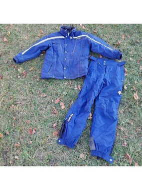 VINTAGE DESCENTE Snow Suit Ski Suit TWO PIECE Men's Size XL Matching Set